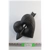 Image 1 : Black Iron Cupid Heart Decoration
