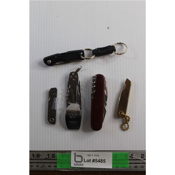(5) Folding Knives and Multi Tools