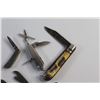 Image 10 : (2) Sheaths and (6) Folding Knives and Multi Tools