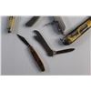 Image 9 : (2) Sheaths and (6) Folding Knives and Multi Tools