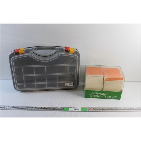 Power Fist Plastic Double Side Organizer and Illustrated Wildlife Treasury Cards