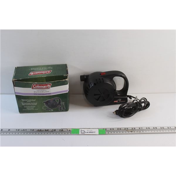 Coleman Universal 12V Car Adapter Quick Pump - As Is