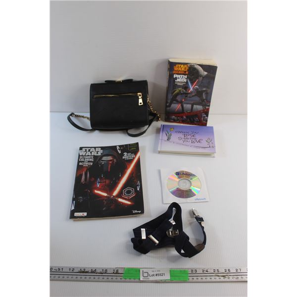 Ladies Purse, Star Wars Coloring Book, Star Wars Rebels Cinestory Comic and Misc