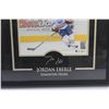 Image 3 : Framed Edmonton Oilers - Jordan Eberle NHL Hockey Print 18'' x 18''