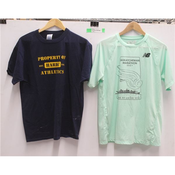 New Balance Compression Shirt - Size L and Hardy Athletics T Shirt - Size M