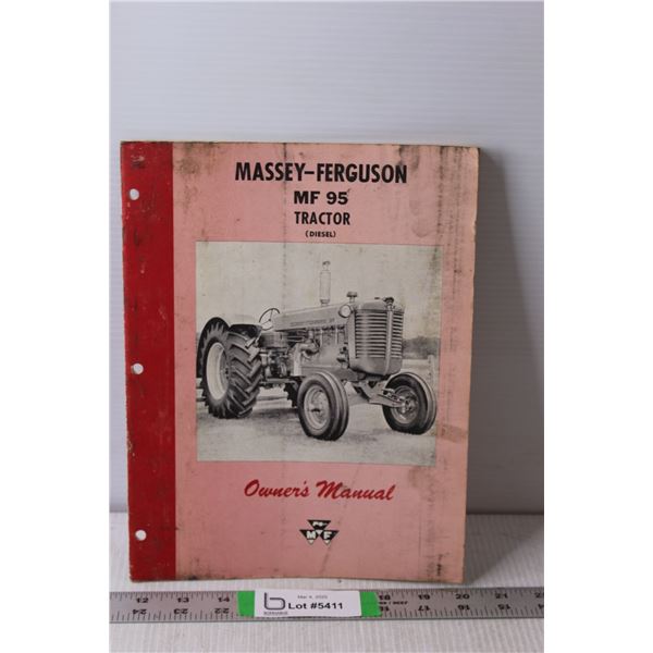 Vintage Massey-Ferguson MF 95 Tractor Manual