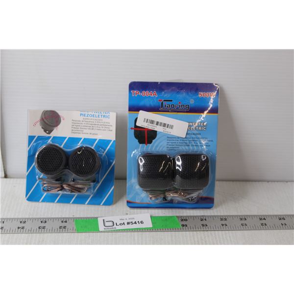 (2) Packs of Tiaoping Mini-Tweeters Piezoelectric