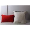Image 2 : (2) Throw Pillows- Deer Photo & Balsam Tree Farm