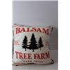 Image 3 : (2) Throw Pillows- Deer Photo & Balsam Tree Farm