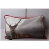 Image 4 : (2) Throw Pillows- Deer Photo & Balsam Tree Farm