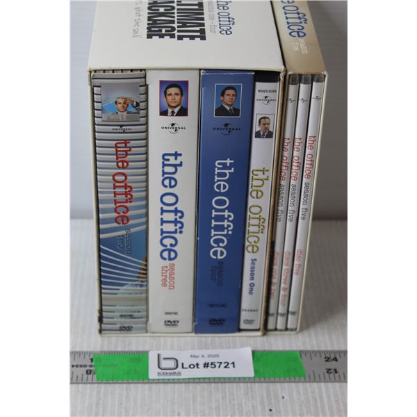 The Office DVDs- Seasons 1, 2, 3, 4, 5
