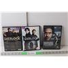 Image 1 : Sherlock Holmes DVDs- Seasons 1 & 3 and Game of Shadows Movie