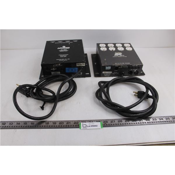 (2) Electrical Dimmer Power Systems (Leviton ND 4600 & NSI DDS 5600) Untested - As is