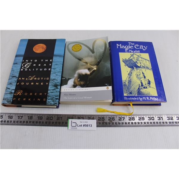 (3) Books (The Magic City, The Love of a Good Woman, Into the Great Solitude)