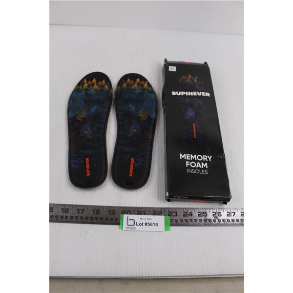 Supinever Memory Foam Insoles - Unused - Size 11