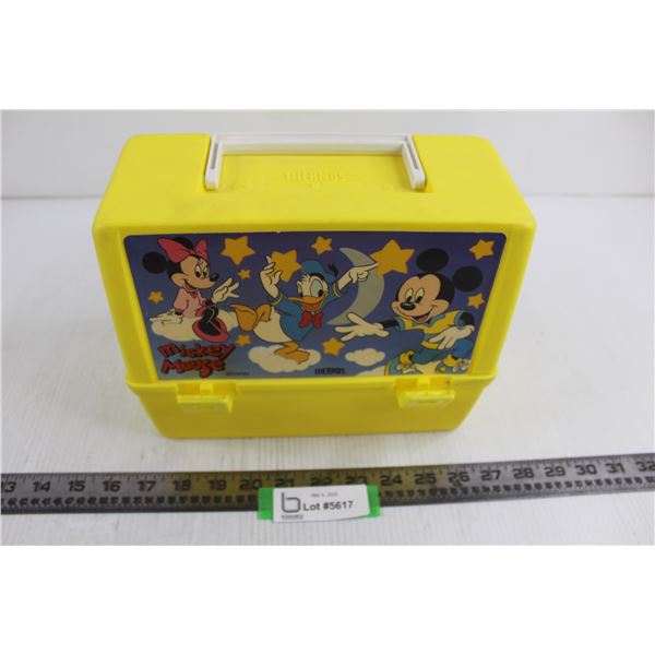 Vintage Thermos Mickey Mouse Plastic Lunch Kit