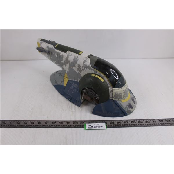 Toy Star Wars Vehicle - Boba Fett's Slave 1 - 18.5" Length x 7" Tall