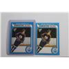 Image 2 : (2) REPLICA Edmonton Oilers Wayne Gretzky Trading Hockey Cards