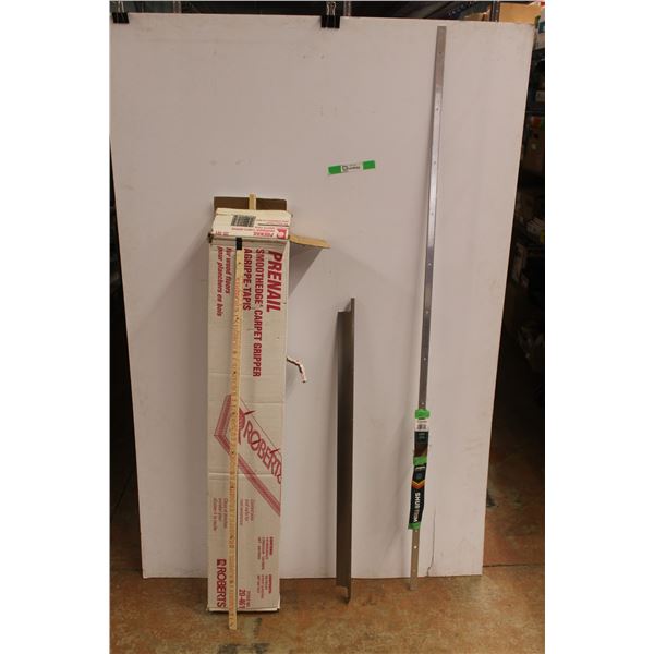 *100 pc Carpet Grippers 48'' x 1'' and (2) Shur Trims 41'' & 71'' - Cannot Be Shipped