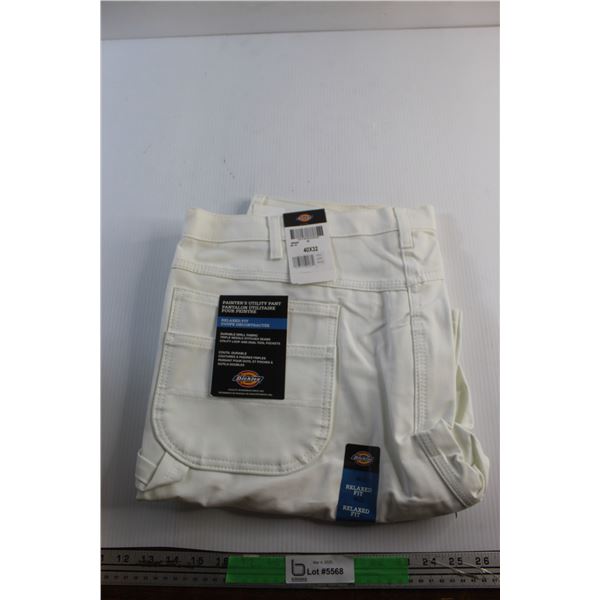 Dickie's Relaxed Fit Painter's Utility Pants - Size 40x32