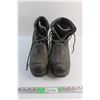 Image 1 : Steel Toe Work Boots - Size 7.5