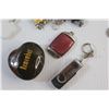 Image 6 : International Coins, Assorted Jewelry, Key Chains, Lighters, Flash Drive, King for a Day Golf Classi