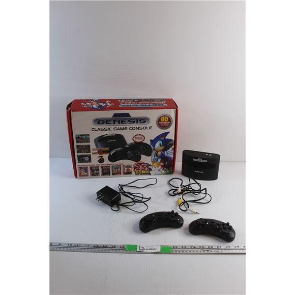 Sega Genesis Classic Game Console and Accessories - As Is