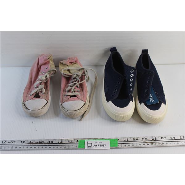 (2) Pairs of Sneakers - Size 3 and 6