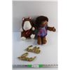 Image 1 : (2) Plush Toys and Metal Ornaments