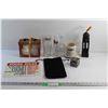 Image 1 : Hand Lotion & Hand Soap Gift Kit, (2) Beer Glass Cups, Ceramic Mug, House Rules Sign, African Idol a
