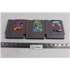 Image 1 : (3) Nintendo Game Cartridges (Yoshi's Cookie, Mission Impossible, etc) - Cannot Authenticate