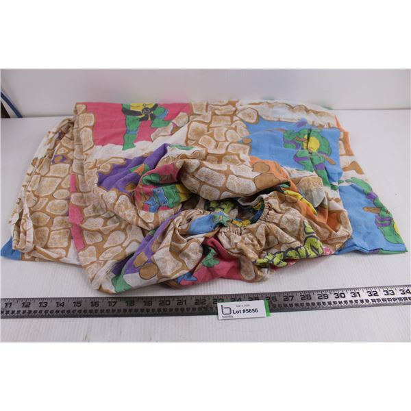 Teenage Mutant Ninja Turtle Bed Sheet - Single Size