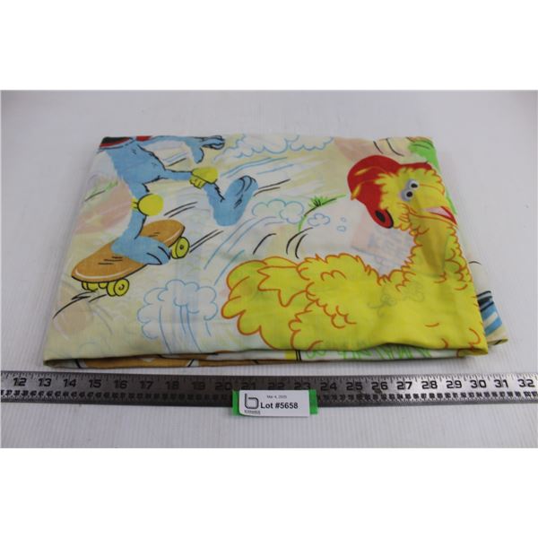 Sesame Street Bed Sheet - Single Size