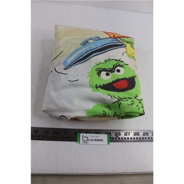 Sesame Street Bed Sheet - Single Size