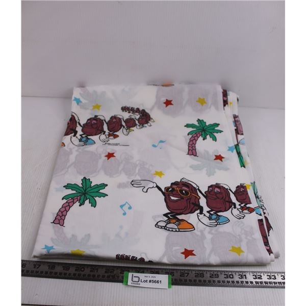 California Raisins Bed Sheet - Single Size