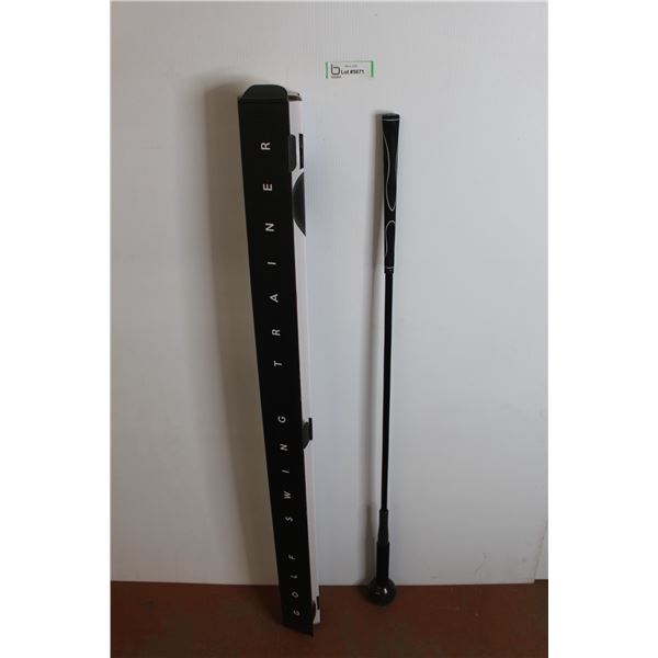 RecalibratiOn Weighted Club Golf Trainer - Appears Unused - Original Box 46" x 3.25" x 3.25"