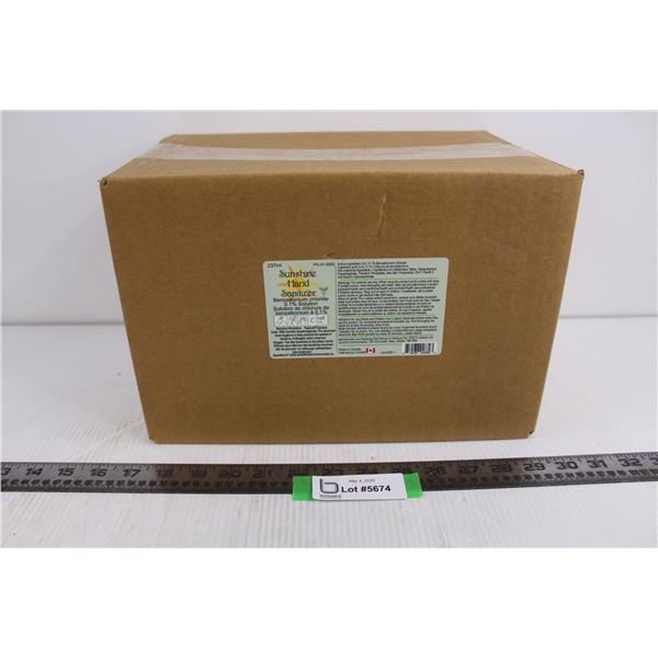 Case of 24 - 273 ml Spray Bottles of Sunshine Hand Sanitizer - Unused 12.5" x 8.5" x 8.5" - CANNOT B