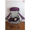 Image 1 : Ozark Trail Comfort Mesh Chair with Tote 32" x 20" x 38" - Drink Holder Mesh has a tear