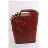 Image 3 : Vintage Metal Jerry Can - Empty 18.5" x 13" x 6.25" - Some Rust - As is