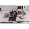 Image 1 : Artist's Lot (Pastels & Paints), Scientific Calculator, Pencil Thin Mustaches, Assorted Writing Uten