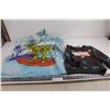 Image 1 : Child's Clothing Lot (Dinosaur Poncho Marvel Sweatshirt Size 4T