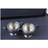 Image 2 : (2) Silver Plated Sugar Bowls & Creamer