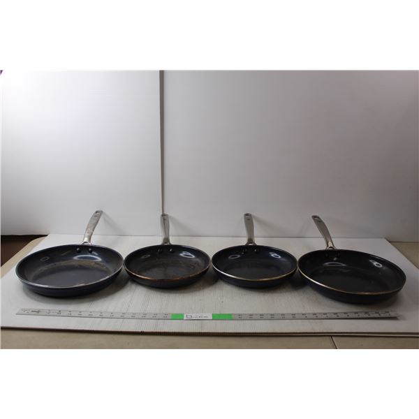 (4) Blue Diamond Frying Pans Up to 19.25" Long x 11.5" Wide