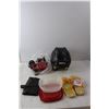 Image 2 : CCM Youth Hockey Helmet- 51-56 Cm, Child Flip Flops-13, (4) Pairs of Earrings, Misc.