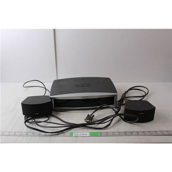 Bose Media Centre with Speakers, Untested