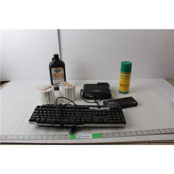 Dell Keyboard, OEM Transmission Fluid, Anton Bauer Car Battery Adapter, Misc. WILL NOT SHIP