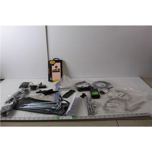 Iphone Case, Bactrack Breathalyzer, Electronic Cords/Cables, Misc.