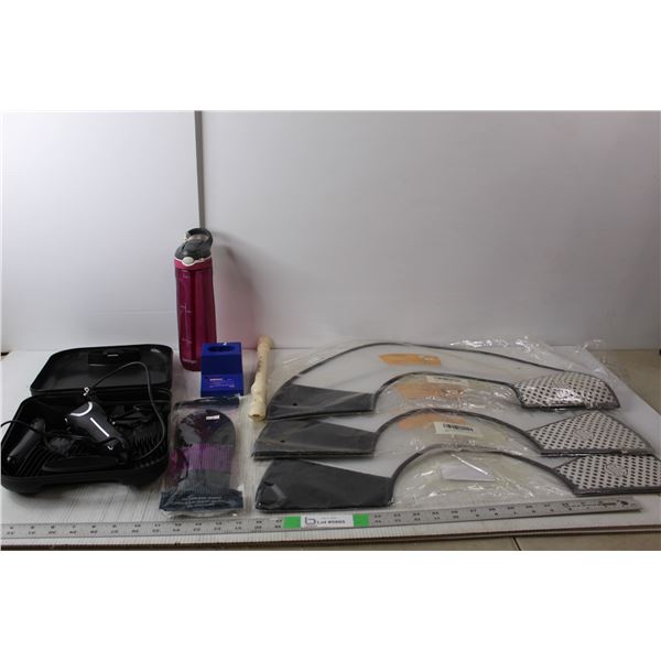 Wahl Hair Clipper with Case and Accessories, (3) Pet Protection Covers, Contigo Water Bottle, Misc.