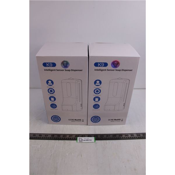 (2) K9 Intelligent Soap Dispensers (NIB) 12.5" x 6" x 7"