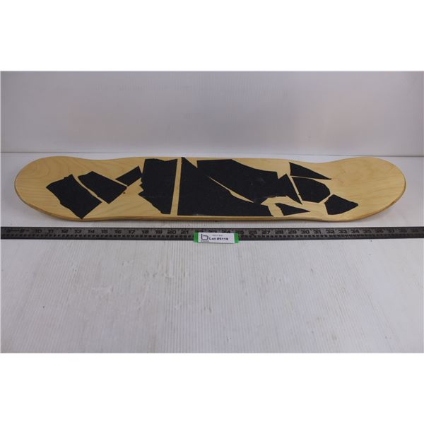 Wooden Skateboard - 32" x 8"